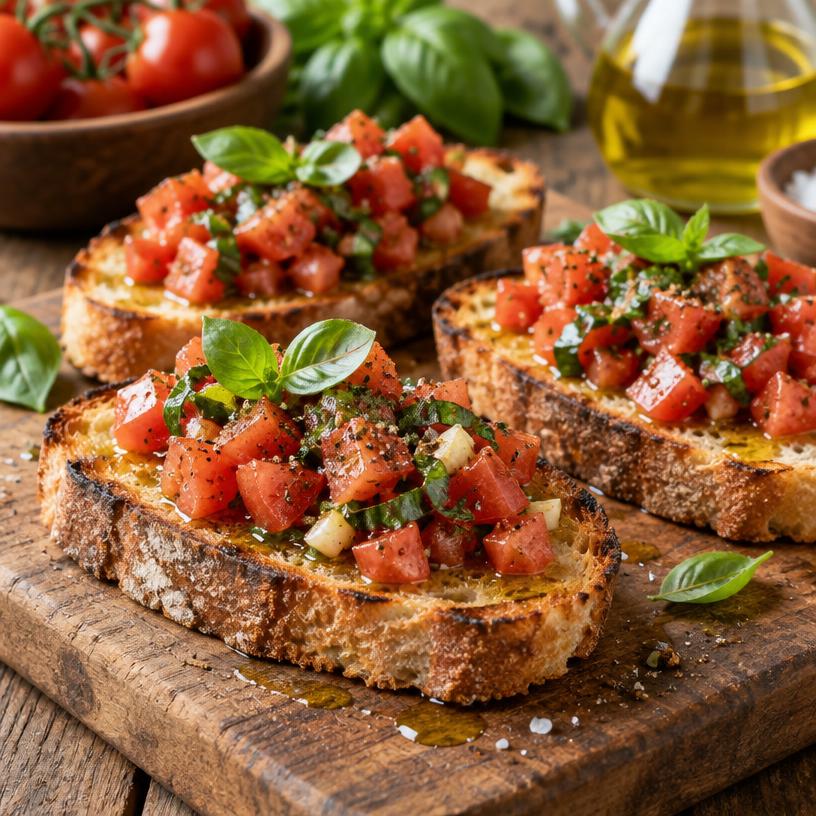 Tomato Basil Bruschetta