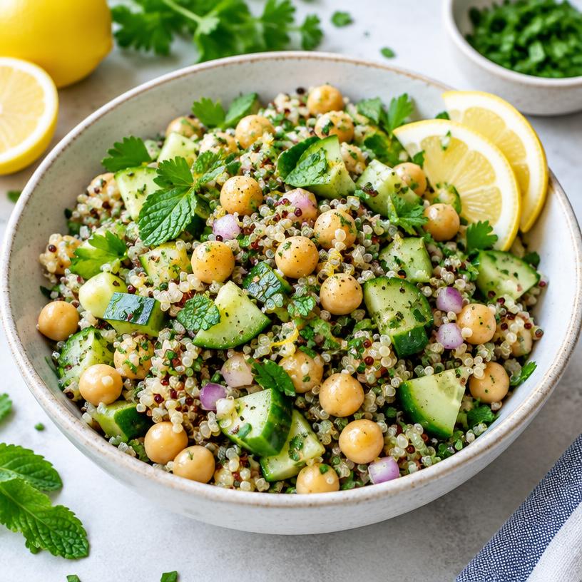 Quinoa Chickpea Salad